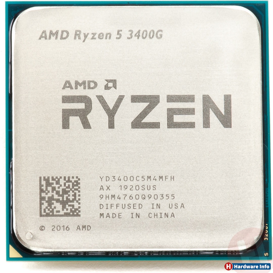 پردازنده ای ام دی مدل Ryzen 5 3400G تری